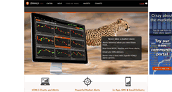 Desktop Screenshot of members.zignals.com
